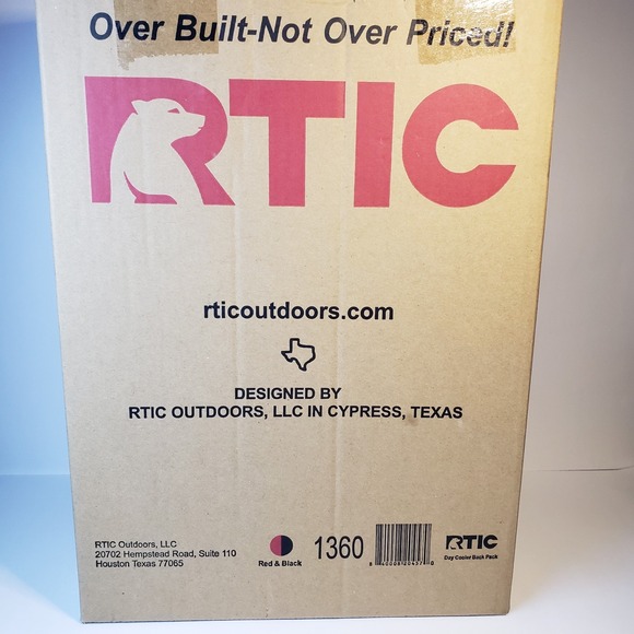 RTIC Lightweight 15 Can Backpack Cooler Red NWT-Important: See Description - Picture 8 of 8